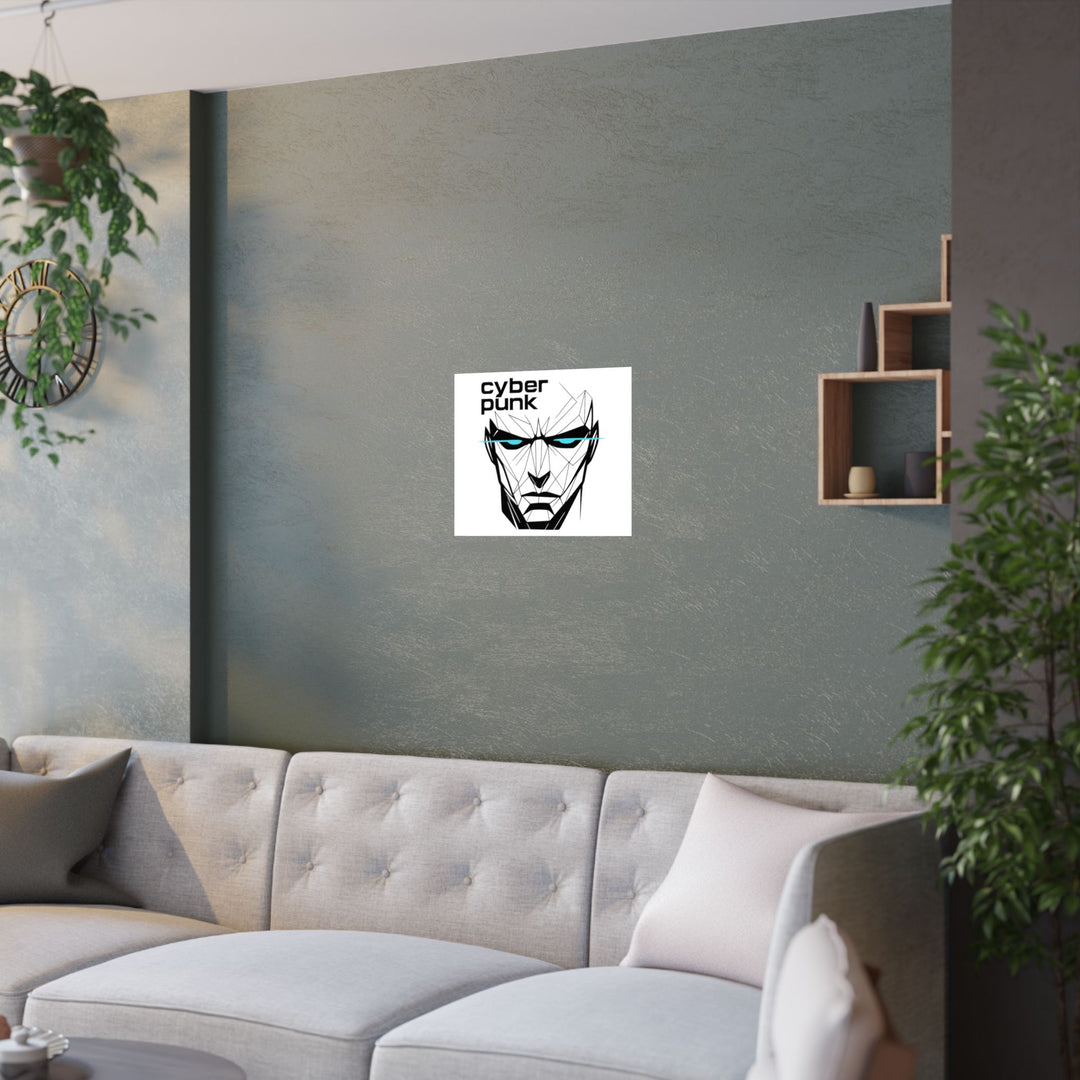 Cyberpunk Satin Posters - Edgy Wall Art, Modern Home Decor, Unique Gift, Geeky Art, Sci-Fi Prints