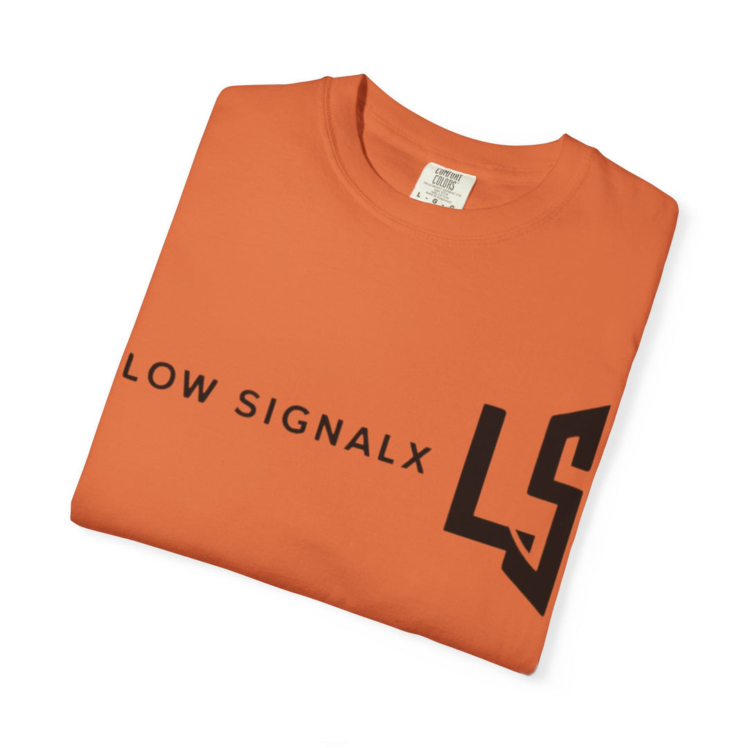 Trendy Unisex Garment-Dyed T-Shirt - LOW SIGNALX Graphic Tee