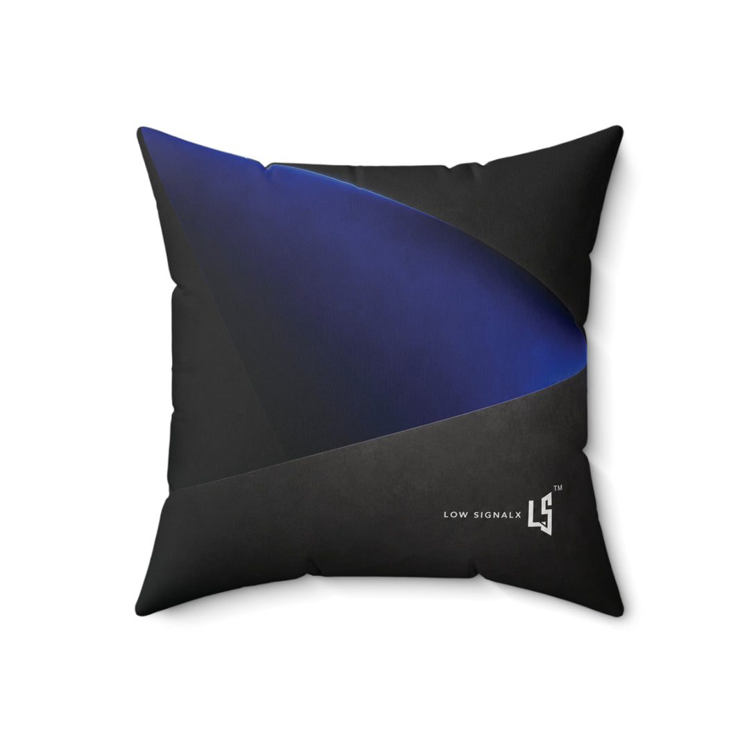Low SignalX™ Cobalt Rift Accent Pillow — Blue & Graphite