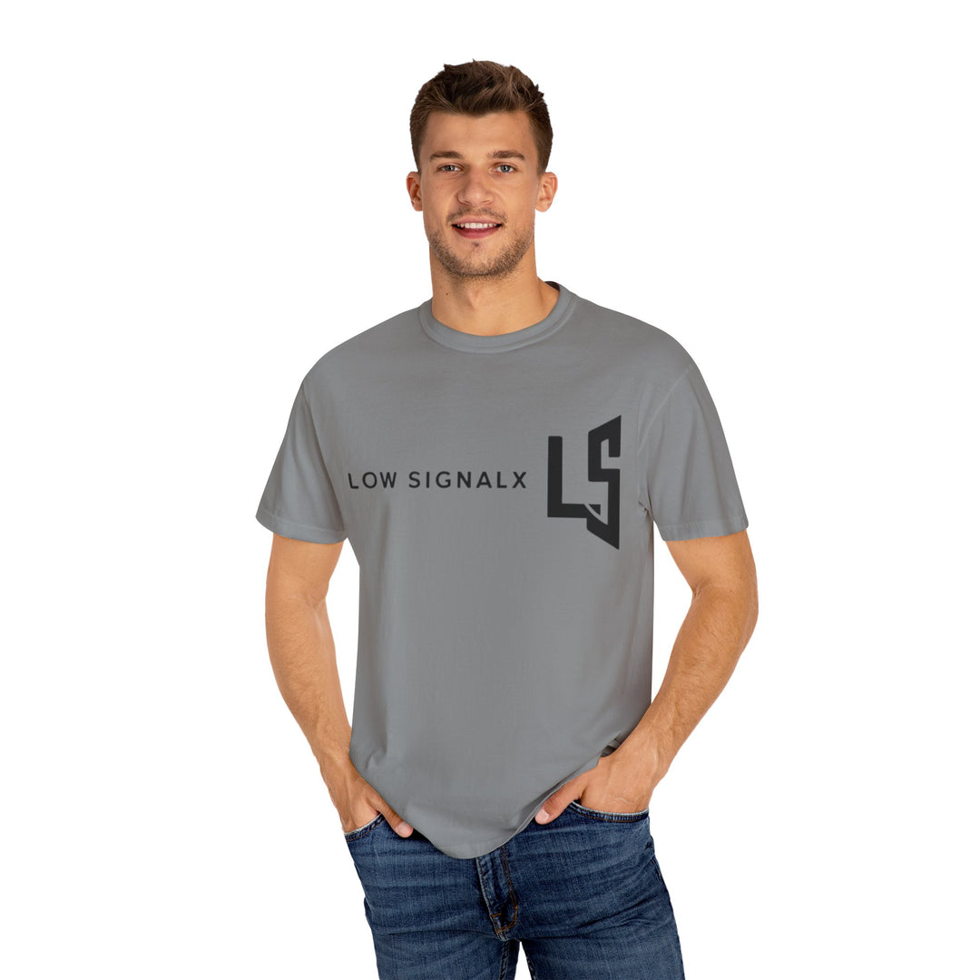 Trendy Unisex Garment-Dyed T-Shirt - LOW SIGNALX Graphic Tee