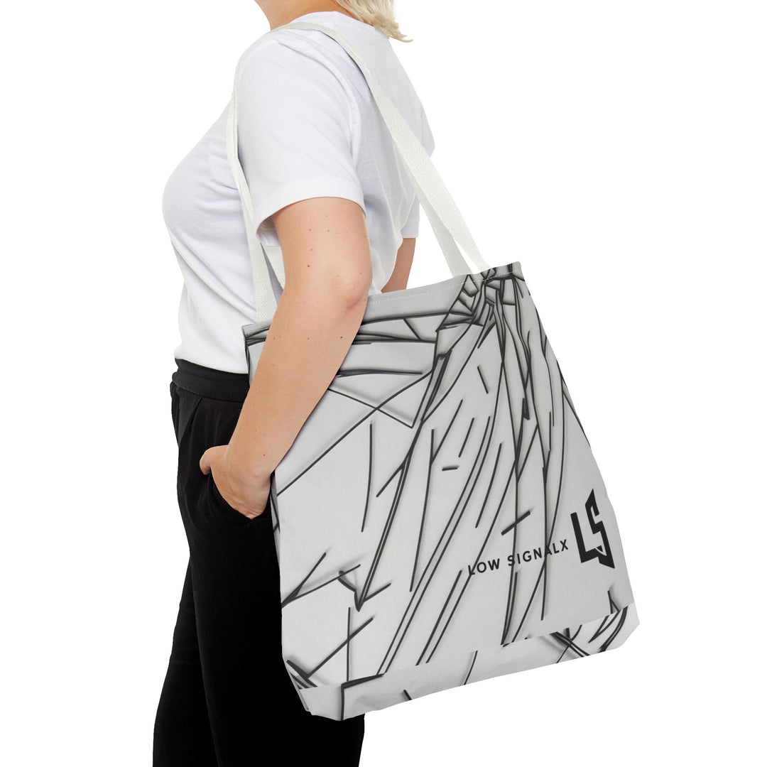 Modern Minimalist Tote Bag - Stylish Black and White Design for Everyday Use