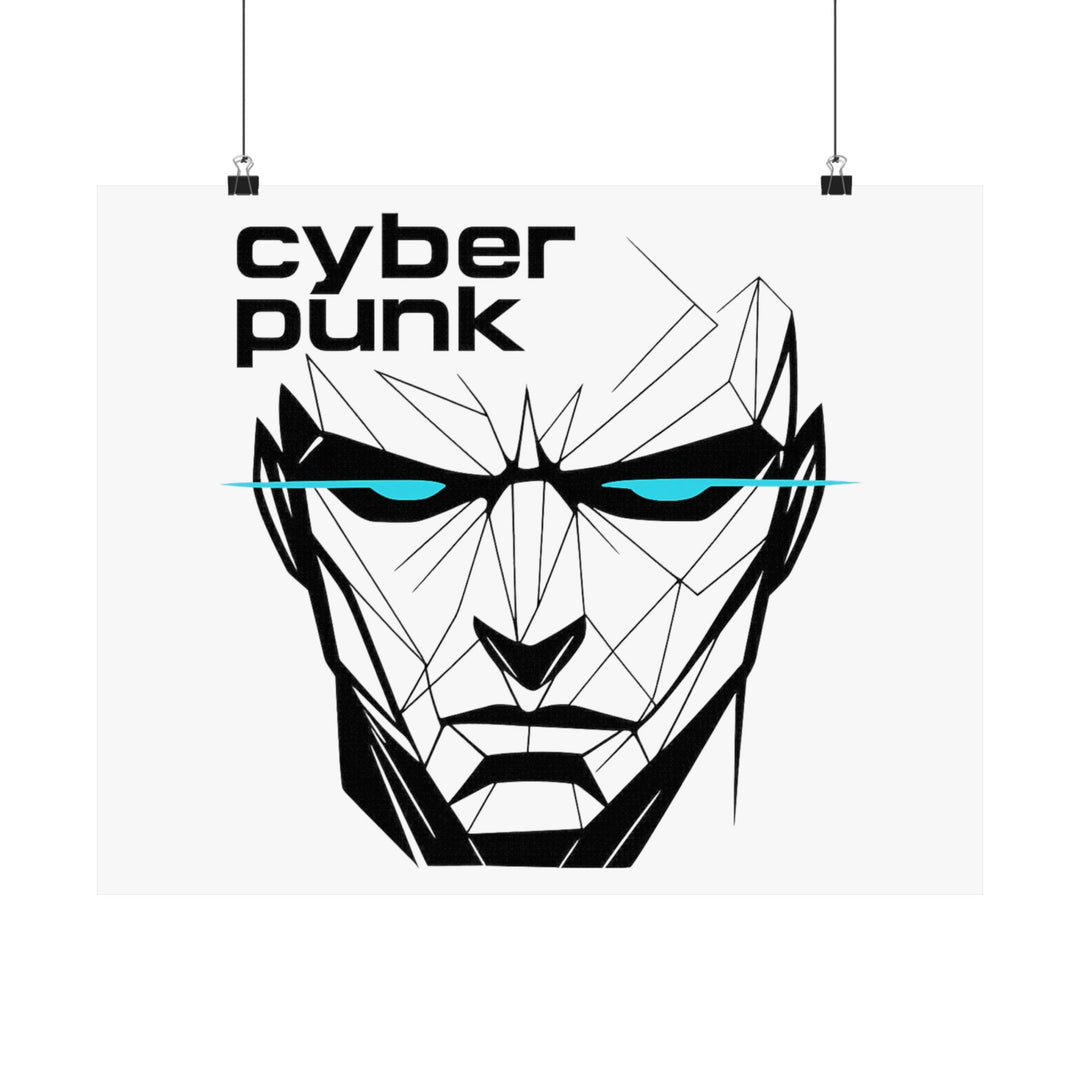 Cyberpunk Satin Posters - Edgy Wall Art, Modern Home Decor, Unique Gift, Geeky Art, Sci-Fi Prints