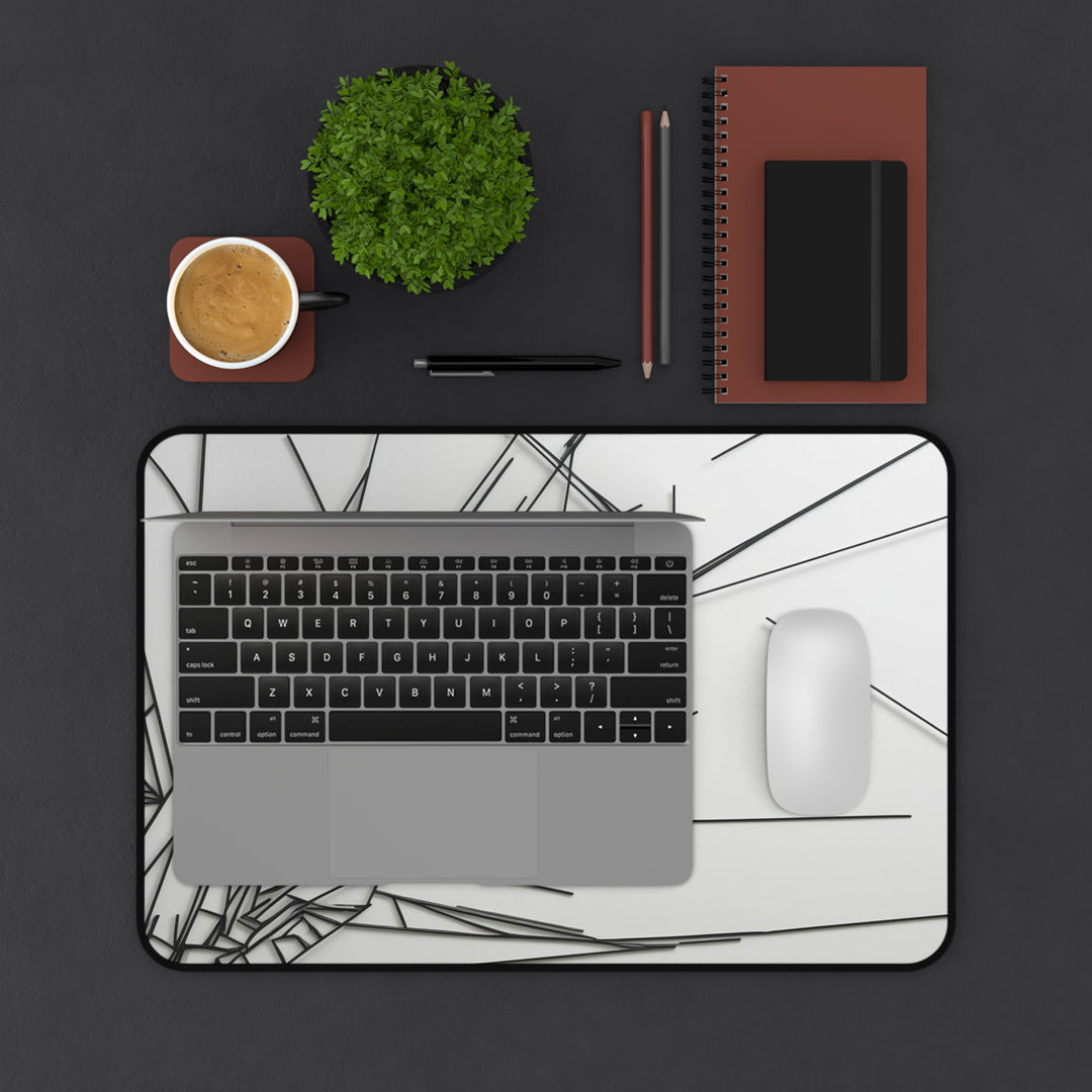 Stylish Office Desk Mat with Modern Abstract Design