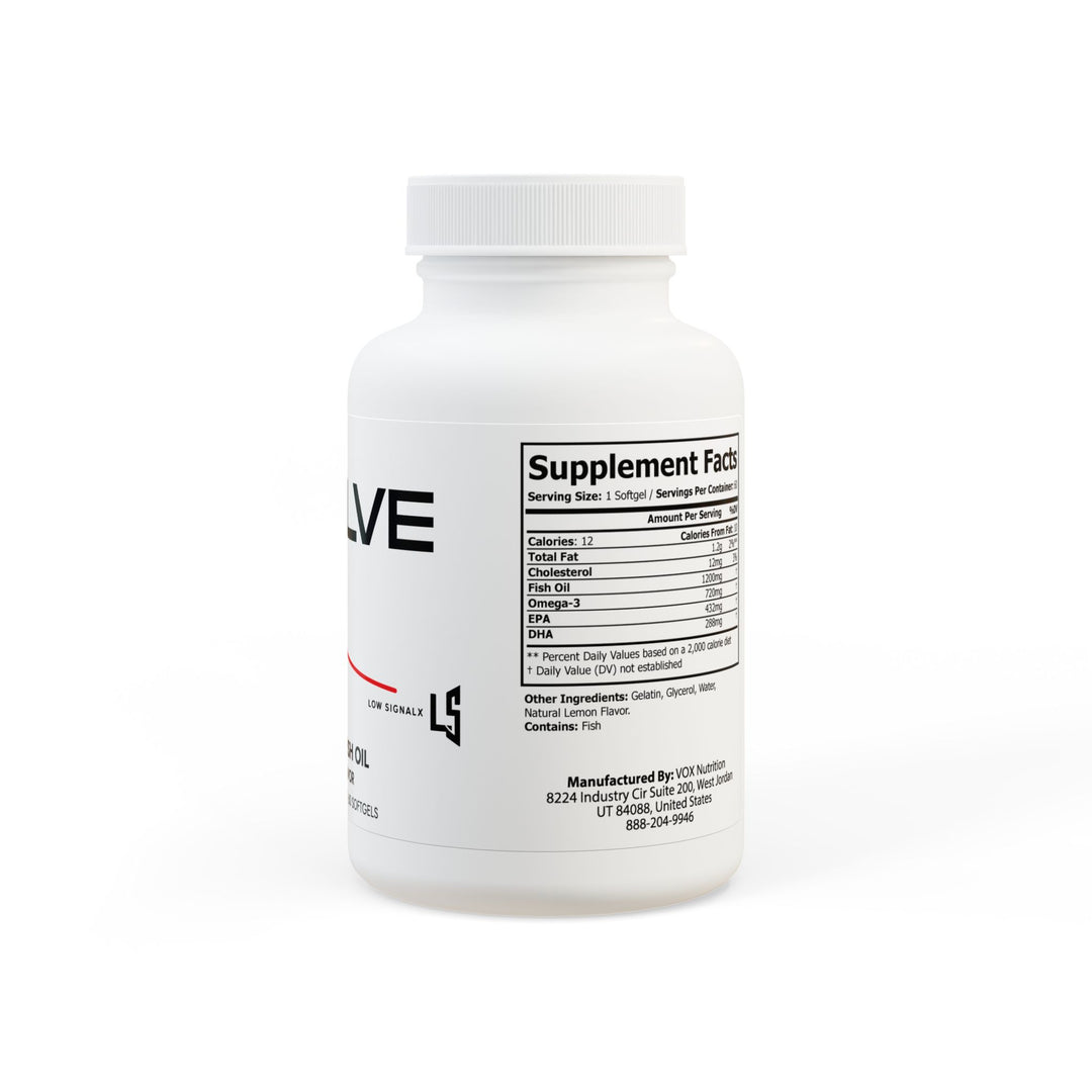 Omega 3 Fish Oil Supplement (60 Softgels)