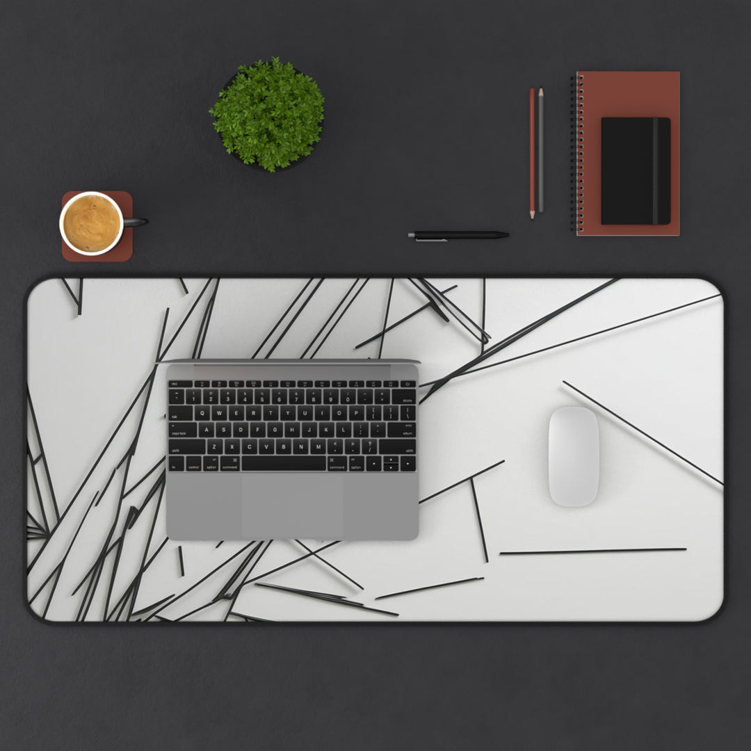 Stylish Office Desk Mat with Modern Abstract Design