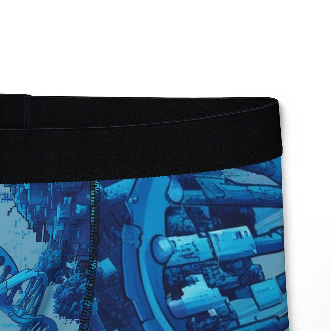 Futuristic DNA Men's Boxers - Stylish Comfortable Underwear