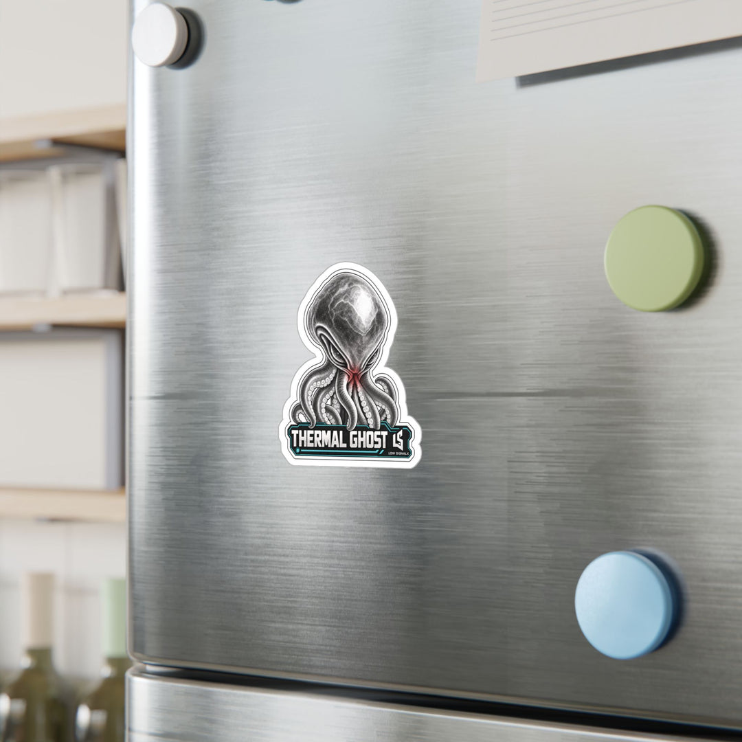 Thermal Ghost — Low SignalX Alien Vinyl Sticker