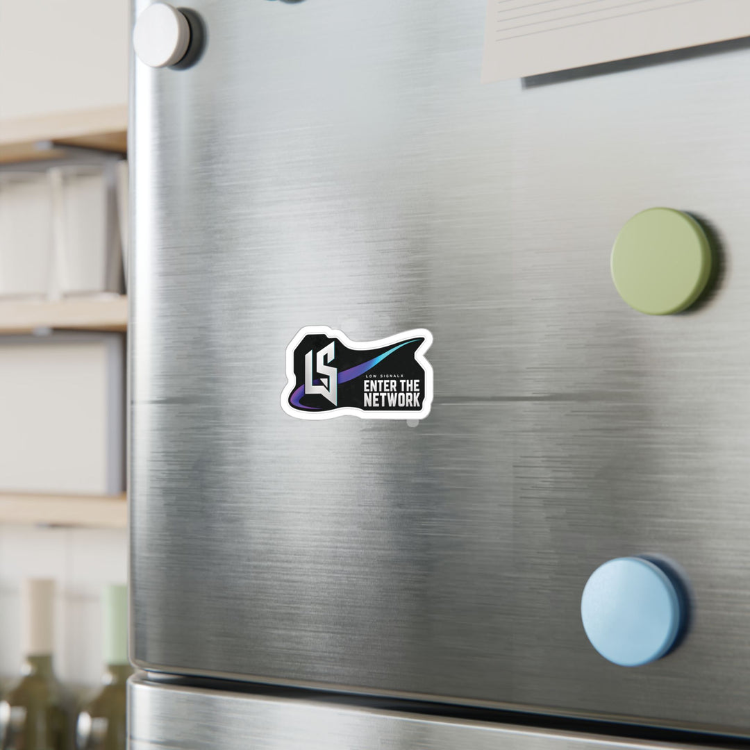 Enter the Network — Low SignalX Vinyl Sticker