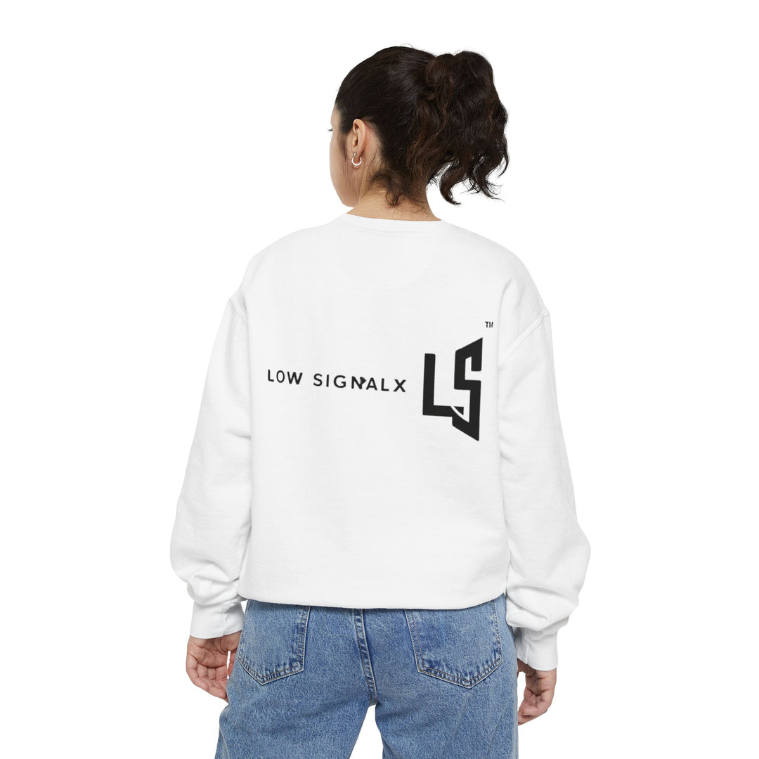 Artistic Unisex Sweatshirt with Abstract Design, Comfortable Layer, Streetwear Style, Gift for Him and Her, Cozy Graphic Pullover