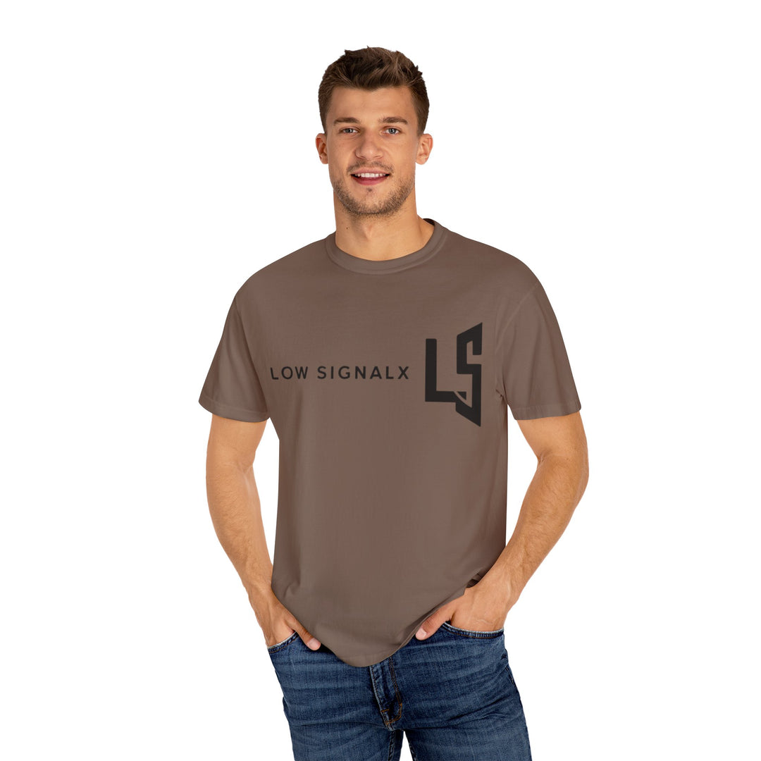 Trendy Unisex Garment-Dyed T-Shirt - LOW SIGNALX Graphic Tee