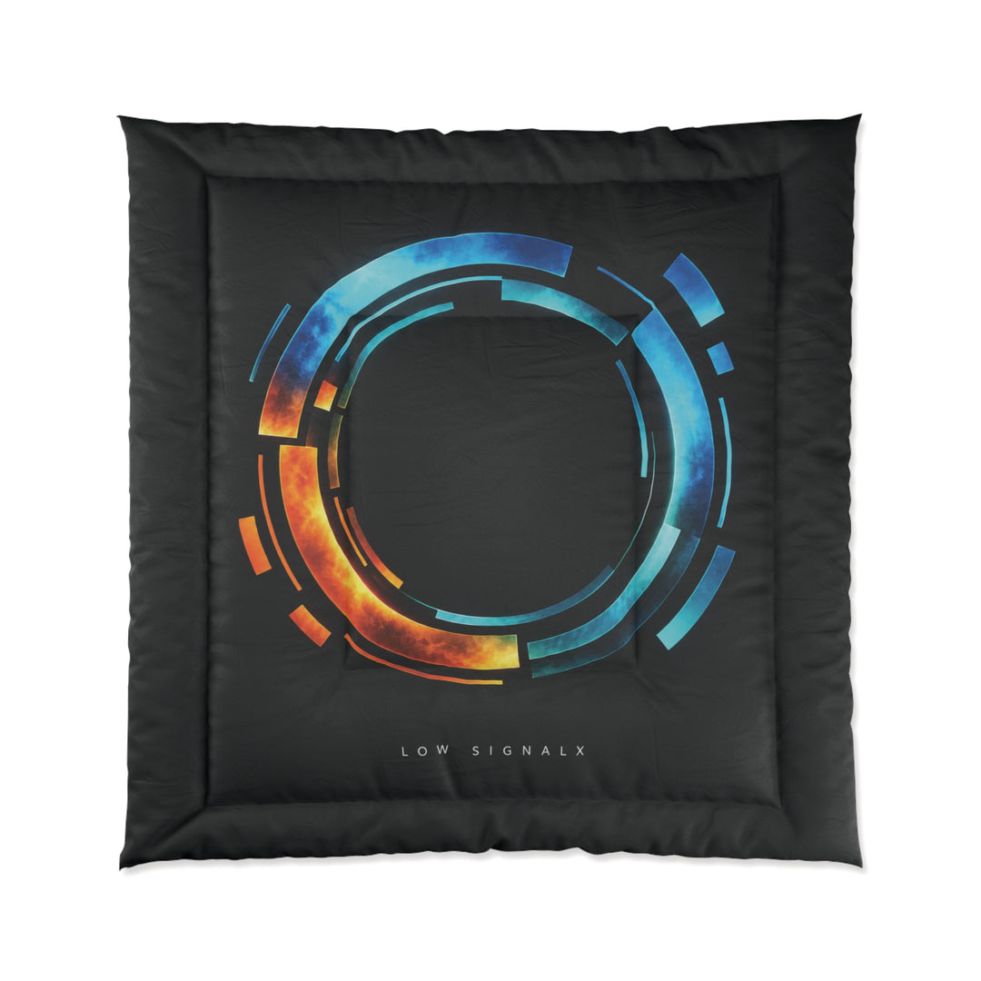 Low SignalX™ Signal Eclipse Comforter — Cyan & Amber