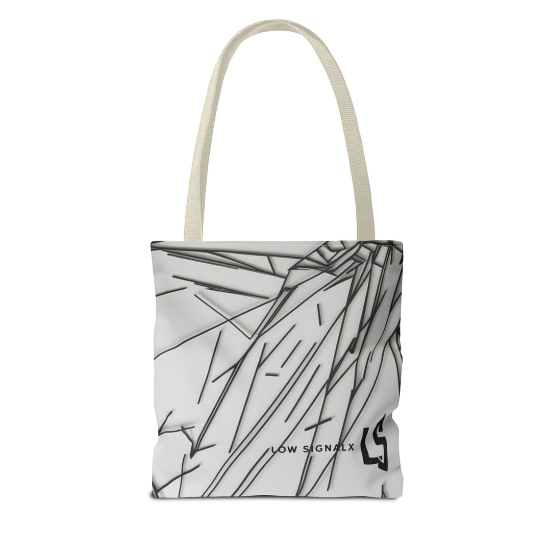 Modern Minimalist Tote Bag - Stylish Black and White Design for Everyday Use