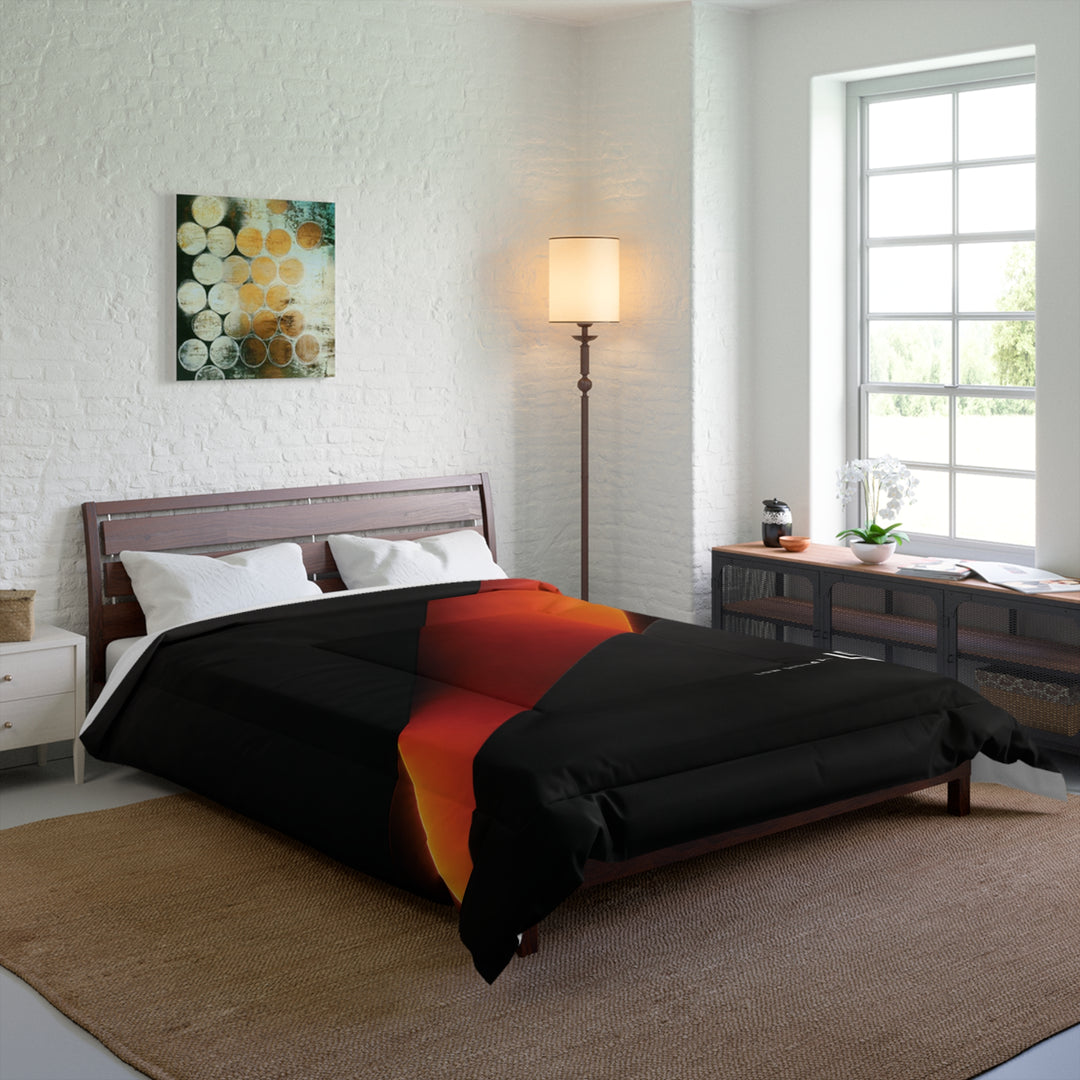 Low SignalX™ Ember Cut Comforter — Orange & Charcoal