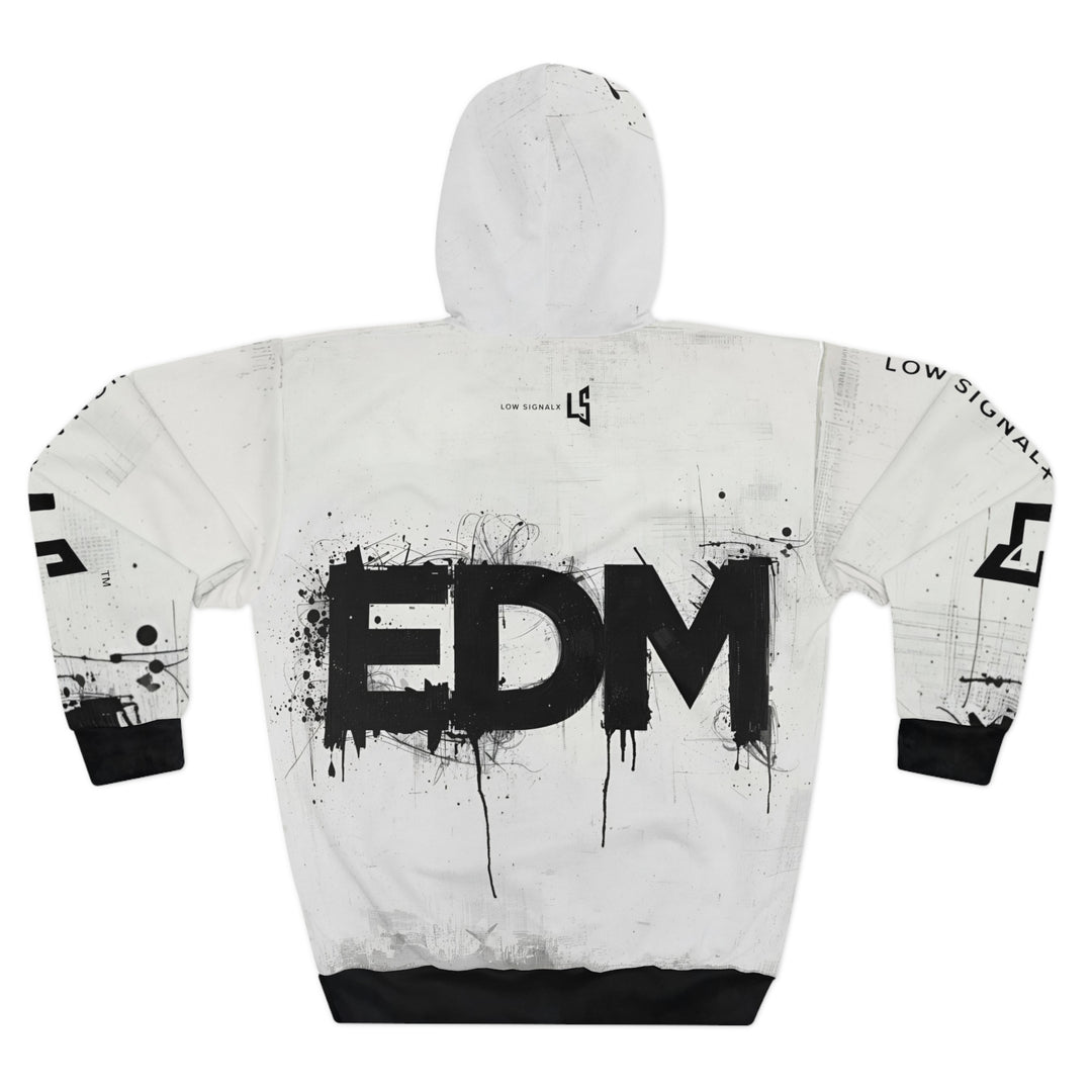 EDM Graffiti Hoodie — All-Over Print Electronic Dance Music Pullover