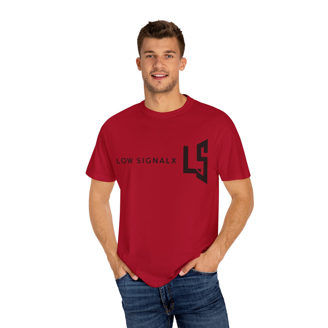 Trendy Unisex Garment-Dyed T-Shirt - LOW SIGNALX Graphic Tee