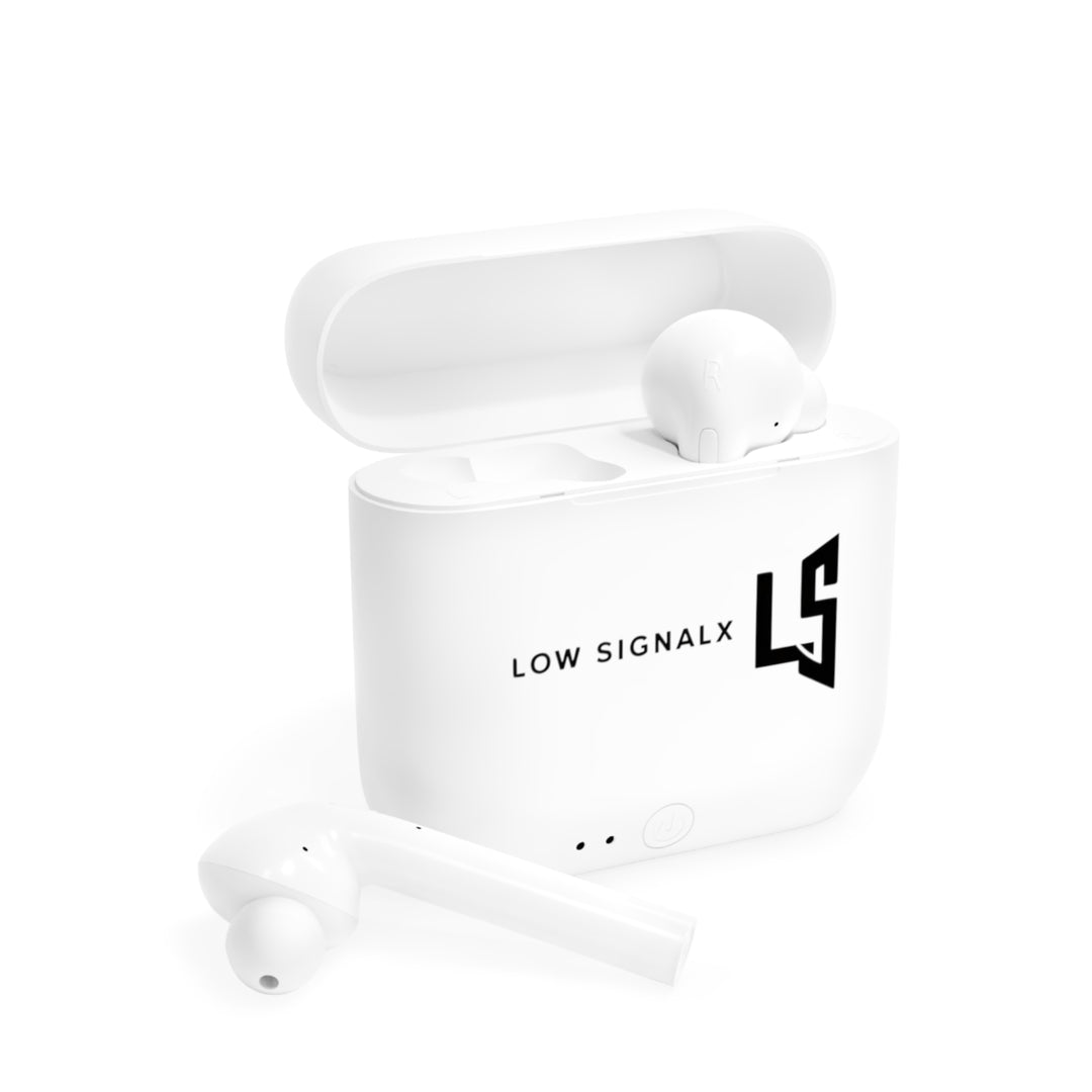 Wireless Earbuds with Low Signal X Design, Tech Gift, Music Accessory, Gym Buddy, Student Essential