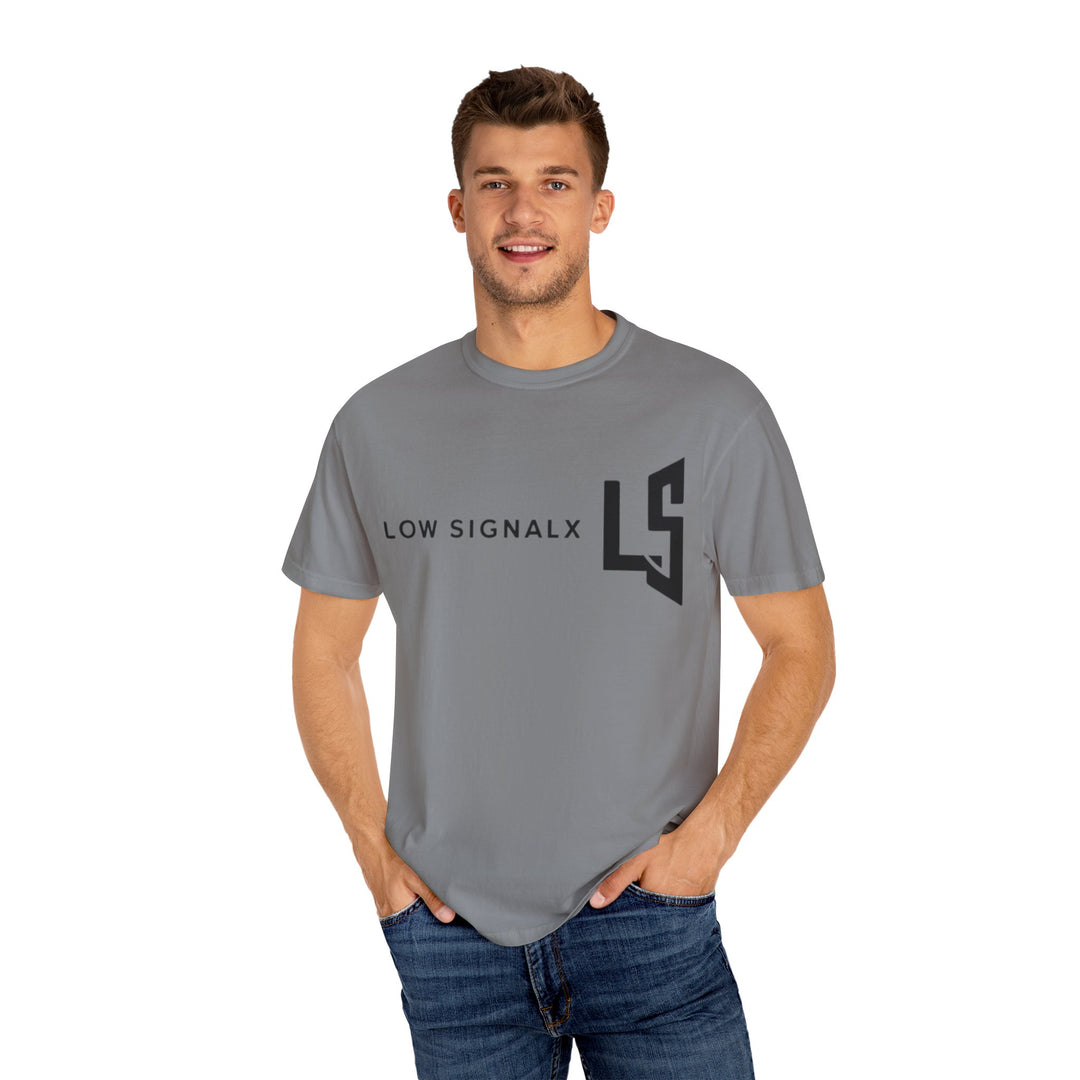 Trendy Unisex Garment-Dyed T-Shirt - LOW SIGNALX Graphic Tee
