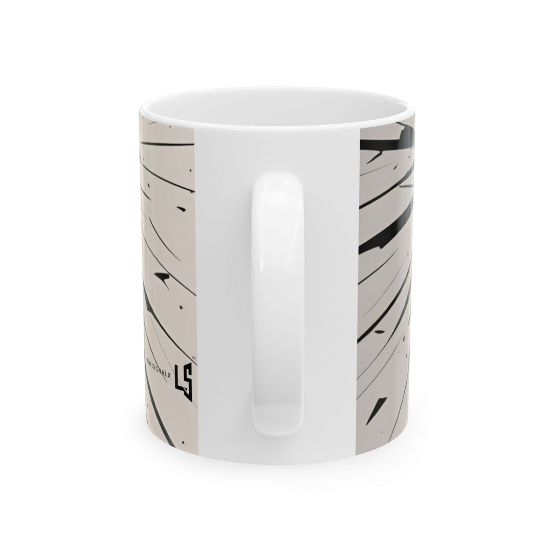 Stylish Ceramic Mug, Modern Black and White Design, Coffee Cup for Home or Office, Unique Gift for Friends, Ideal for Housewarming, [...]