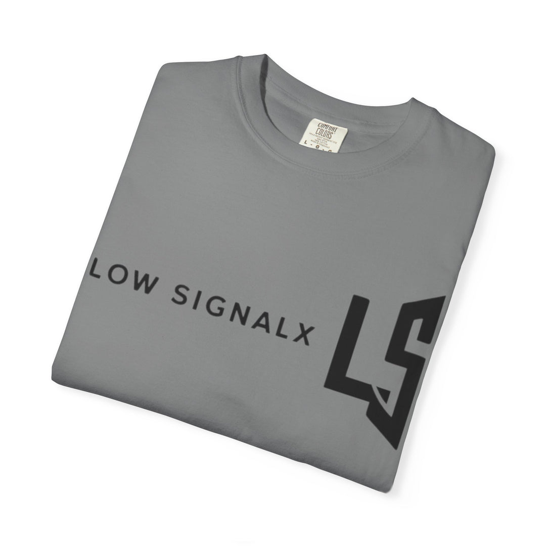 Trendy Unisex Garment-Dyed T-Shirt - LOW SIGNALX Graphic Tee
