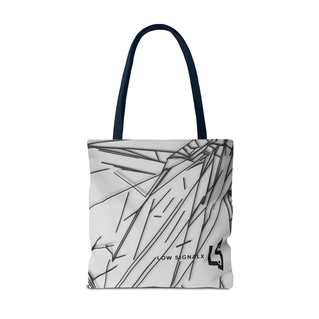 Modern Minimalist Tote Bag - Stylish Black and White Design for Everyday Use