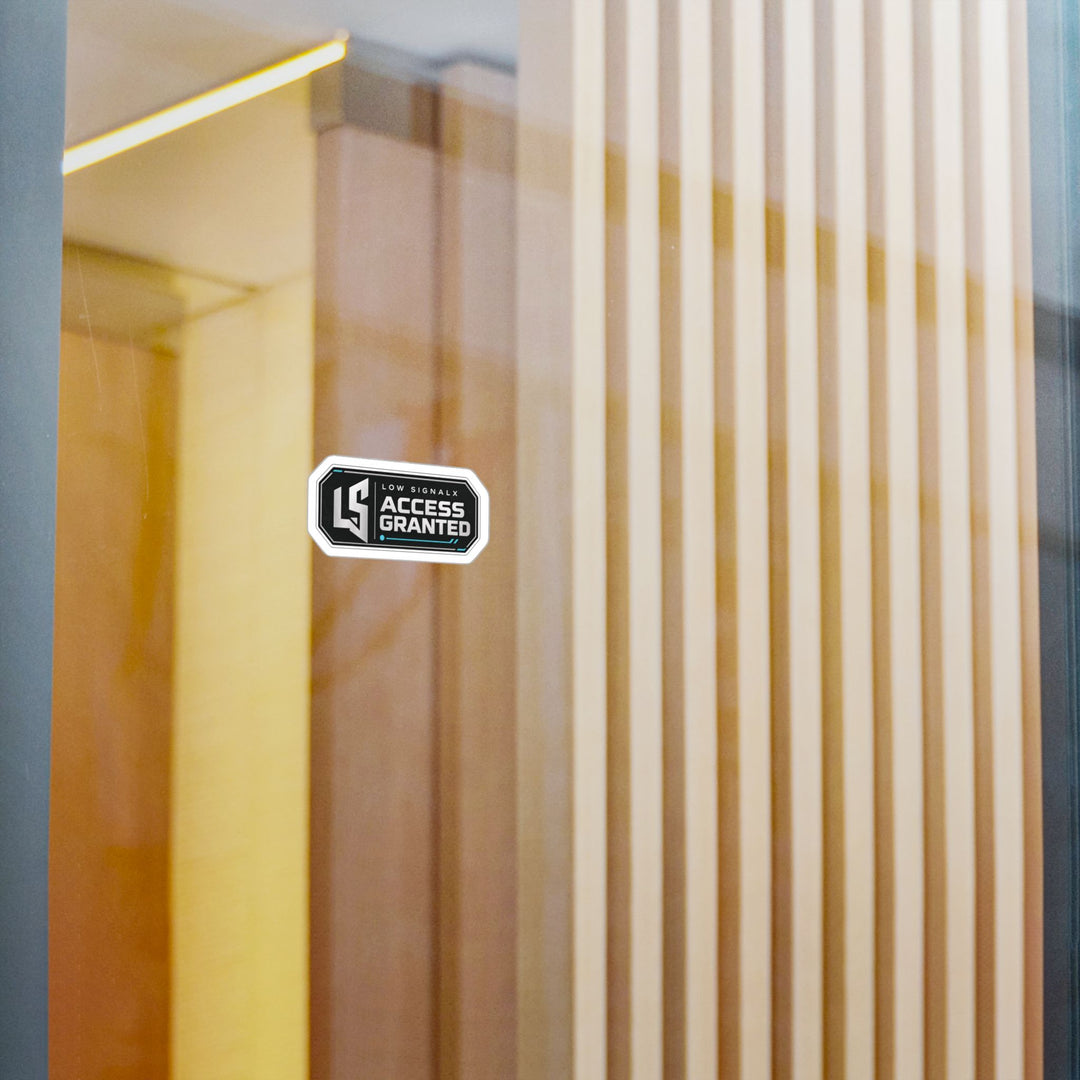 Access Granted — Low SignalX Cyberpunk Vinyl Sticker