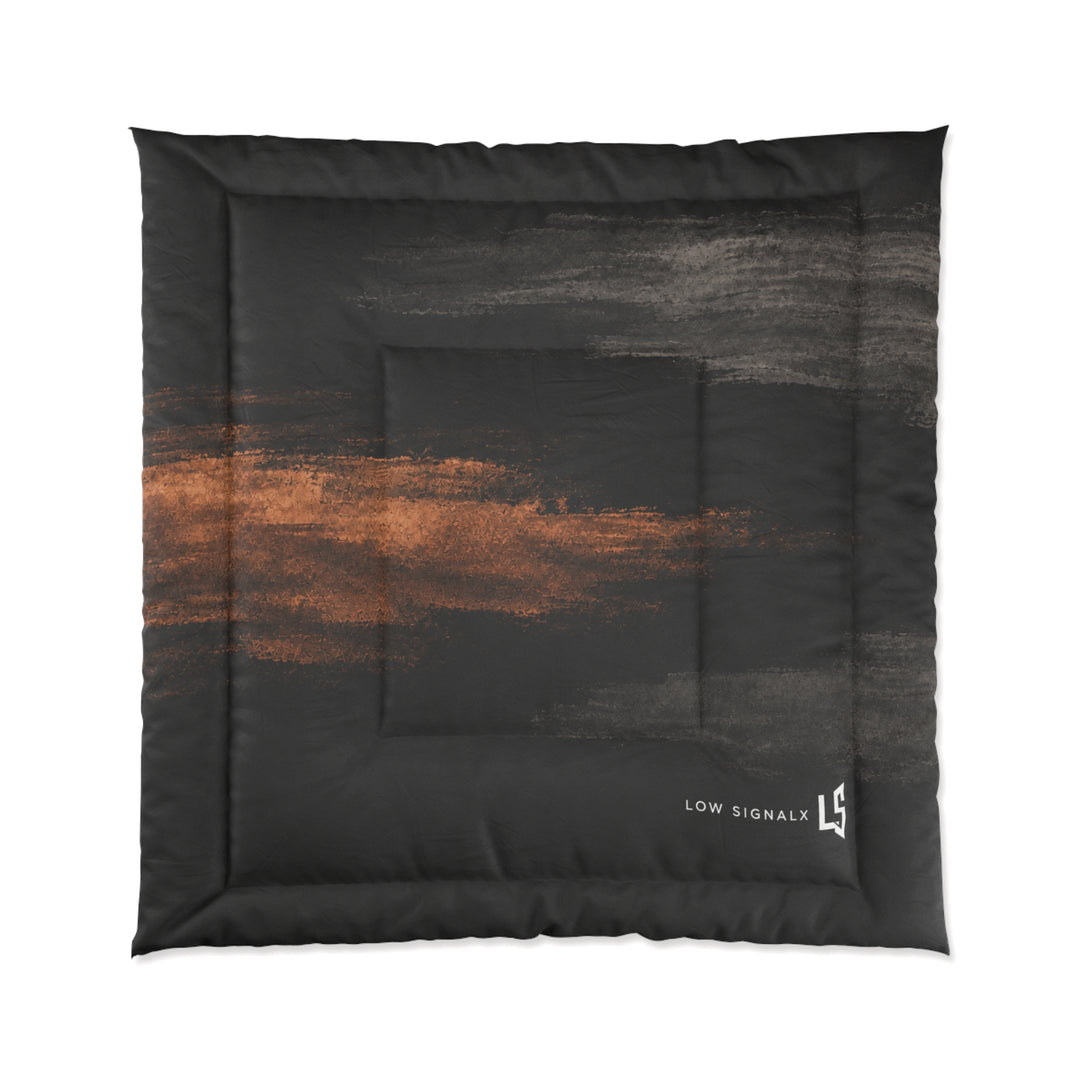 Low SignalX™ Copper Echo Comforter — Copper & Charcoal
