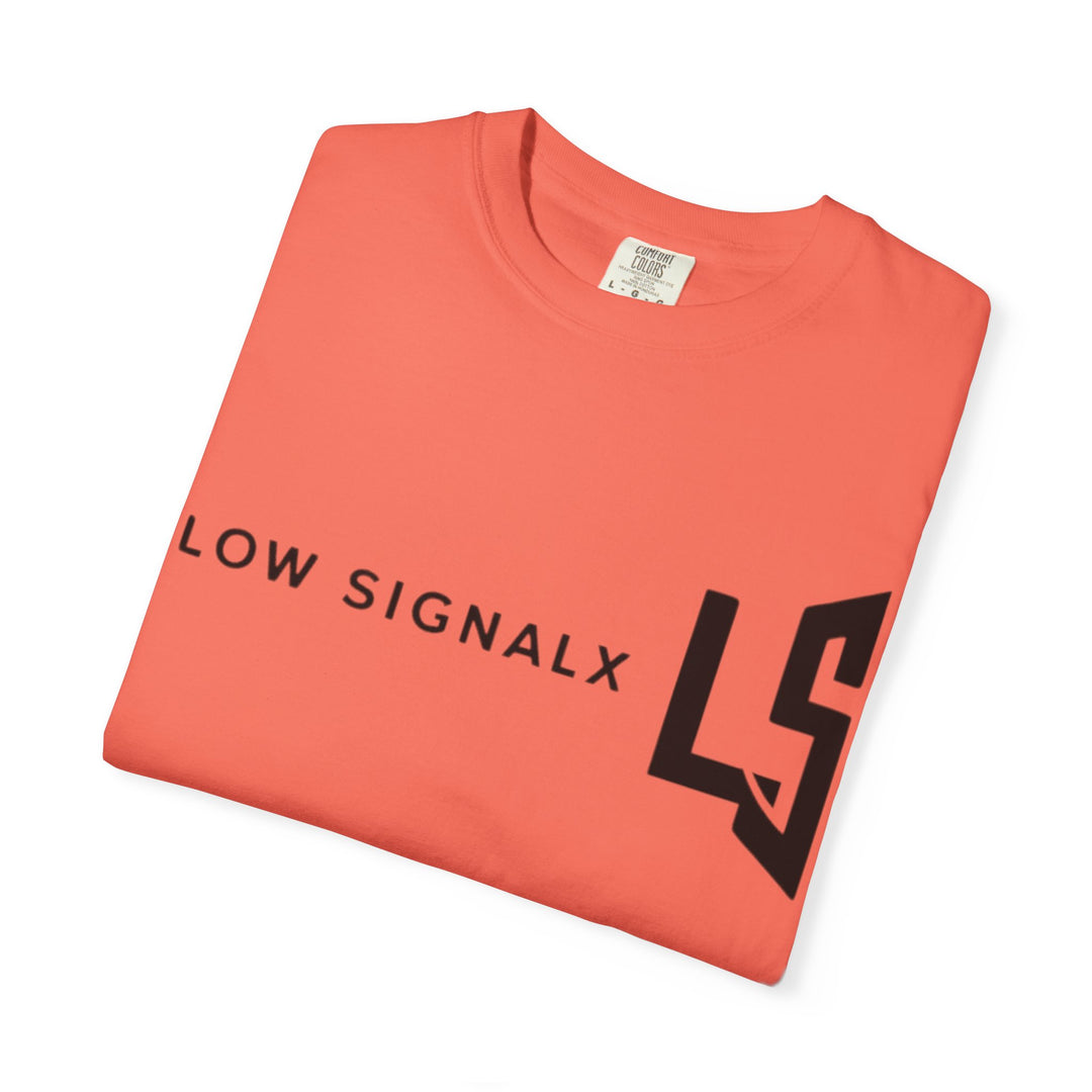 Trendy Unisex Garment-Dyed T-Shirt - LOW SIGNALX Graphic Tee
