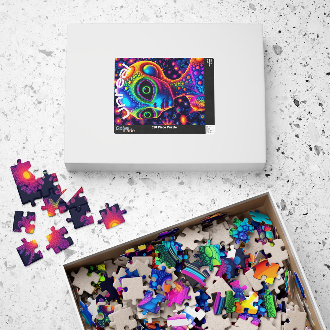 Vintage Vibe Puzzle - Obey Less Design, Unique Home Decor, Family Game Night, Gift for Adults, Stress Relief Fun, Colorful Art