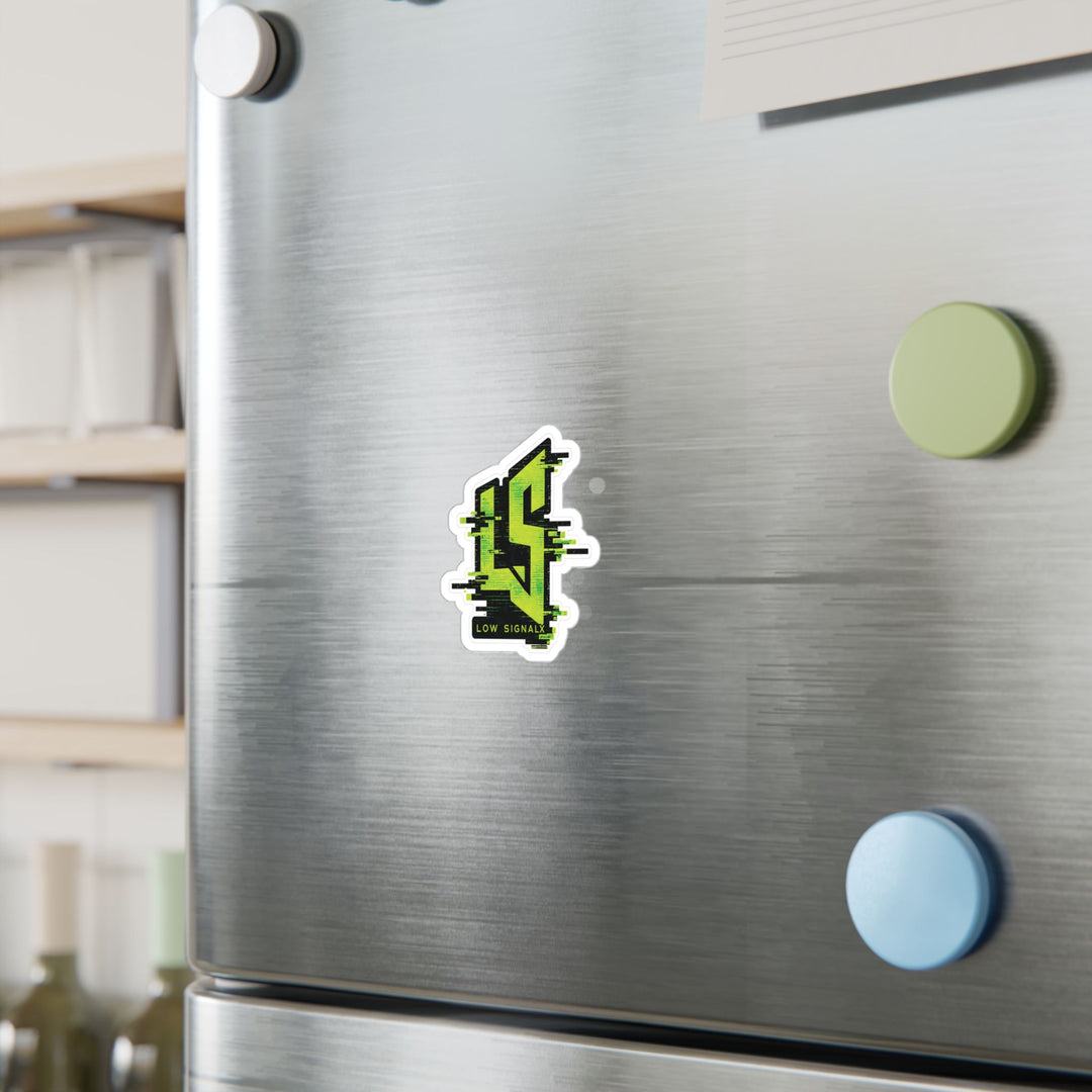 Toxic Signal — Low SignalX Glitch Vinyl Sticker