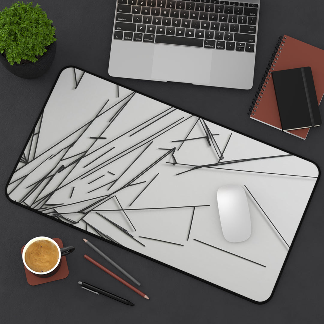 Stylish Office Desk Mat with Modern Abstract Design