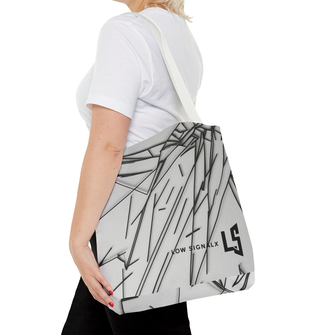 Modern Minimalist Tote Bag - Stylish Black and White Design for Everyday Use