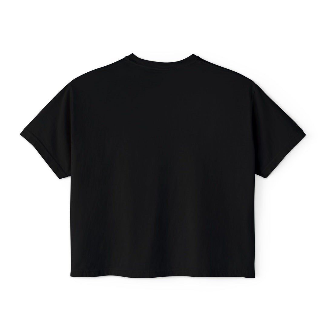 Low SignalX — Women’s Essential Boxy Logo Tee | Black