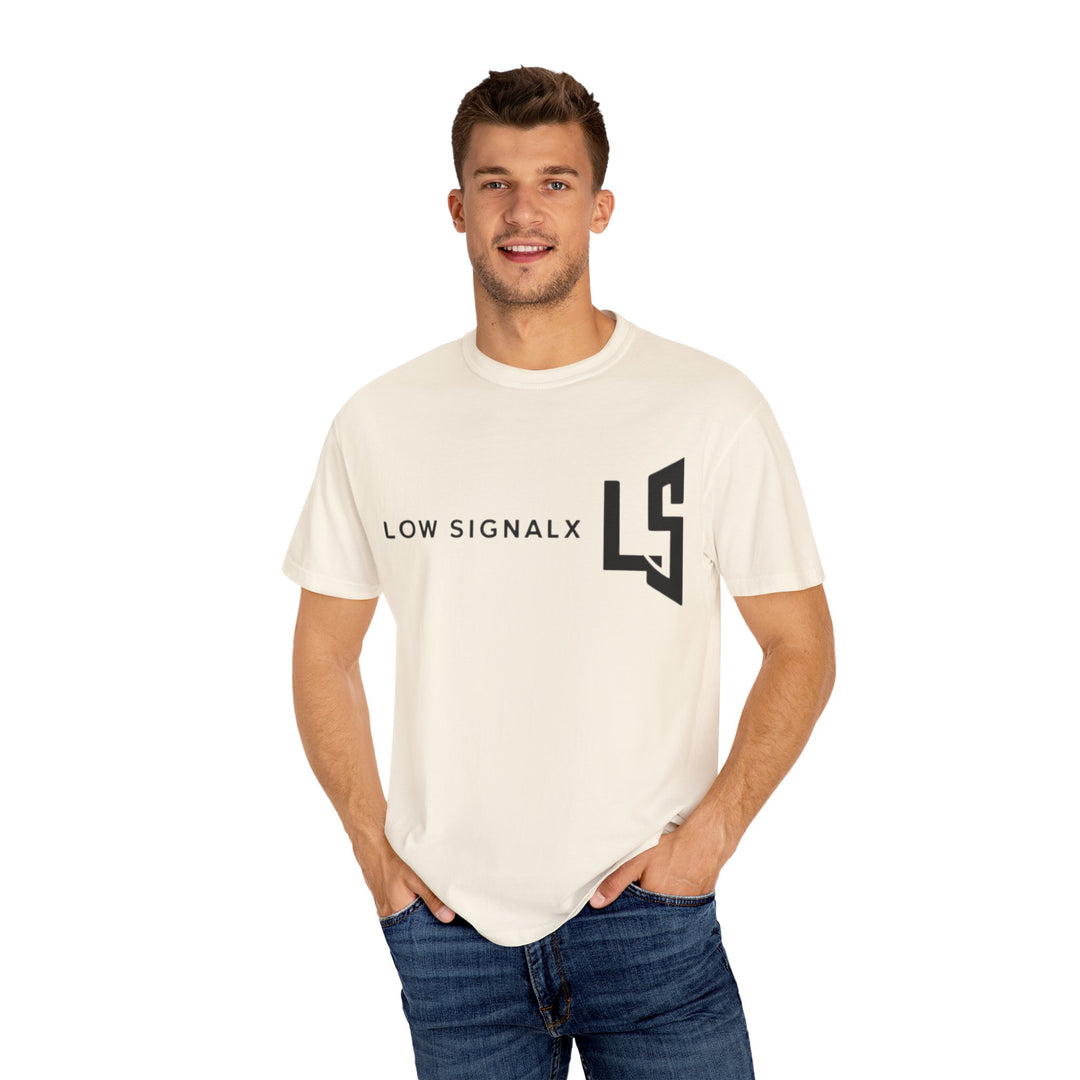 Trendy Unisex Garment-Dyed T-Shirt - LOW SIGNALX Graphic Tee