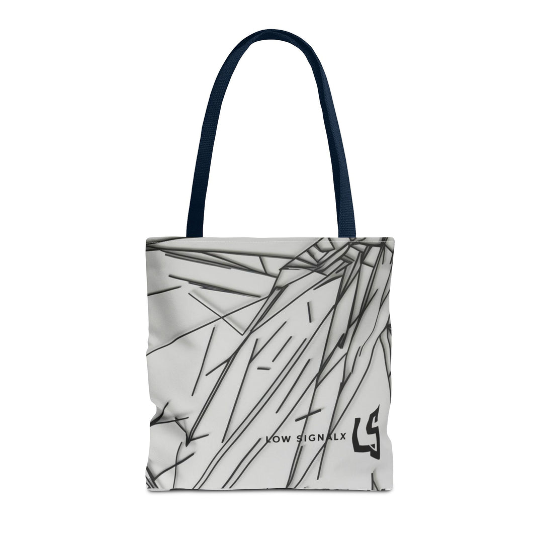 Modern Minimalist Tote Bag - Stylish Black and White Design for Everyday Use