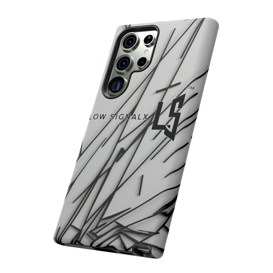 Samsung Galaxy S25 ULTRA - S10 PLUS   Stylish and Durable Phone Case with Abstract Shattered Glass Design