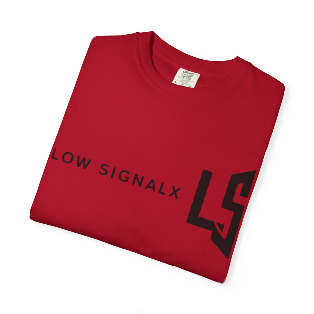 Trendy Unisex Garment-Dyed T-Shirt - LOW SIGNALX Graphic Tee