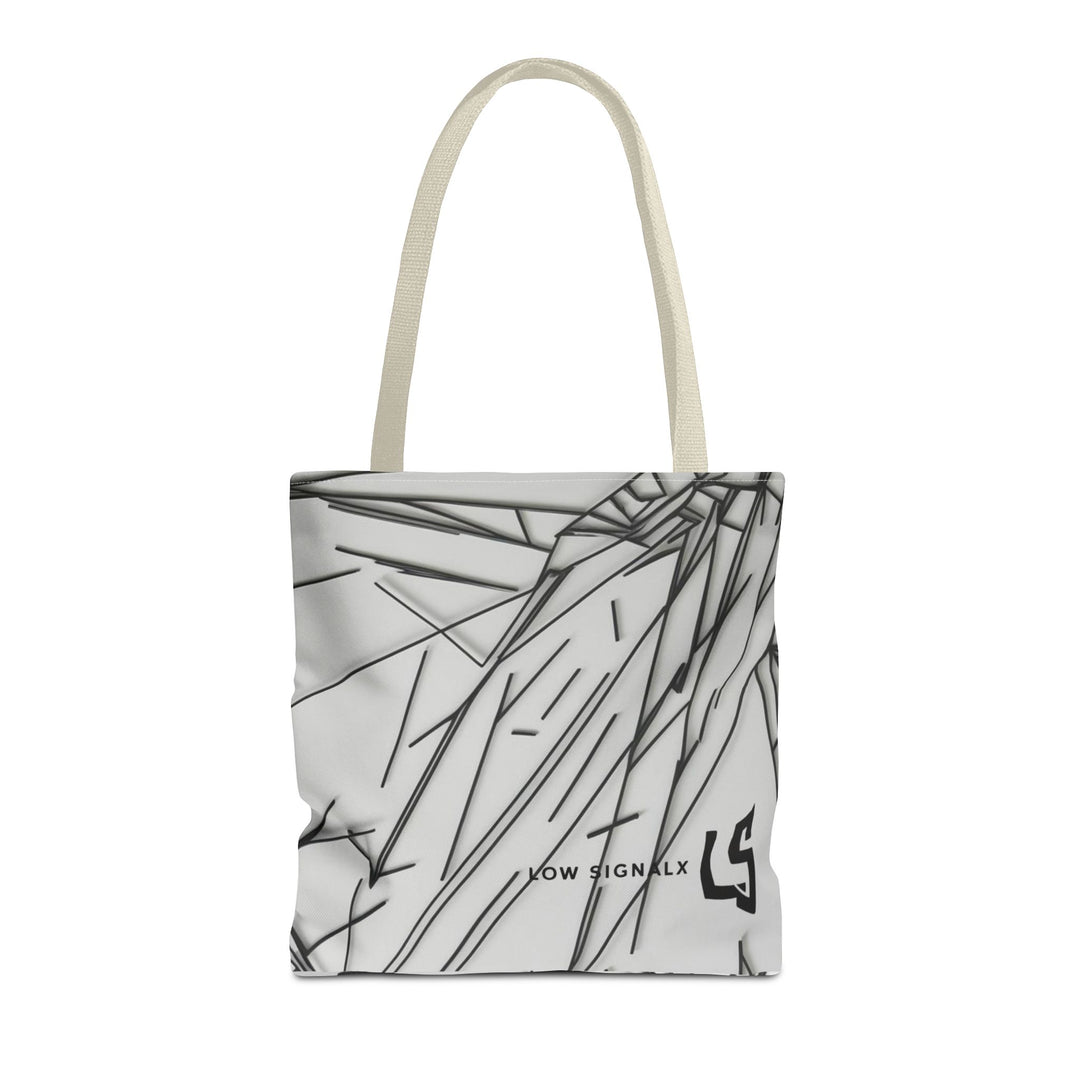 Modern Minimalist Tote Bag - Stylish Black and White Design for Everyday Use