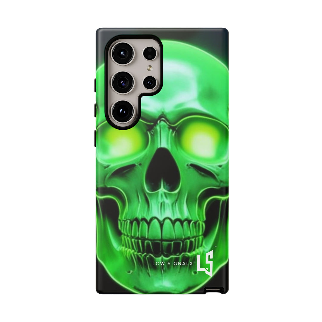 Samsung Galaxy S25 ULTRA - S10 PLUS Glow-in-the-Dark Skull Phone Case - Tough Cases for Everyday Use
