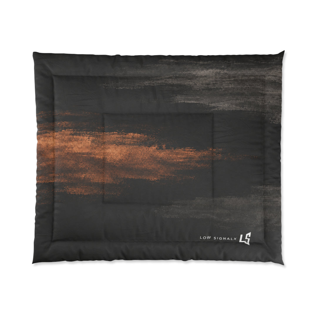 Low SignalX™ Copper Echo Comforter — Copper & Charcoal