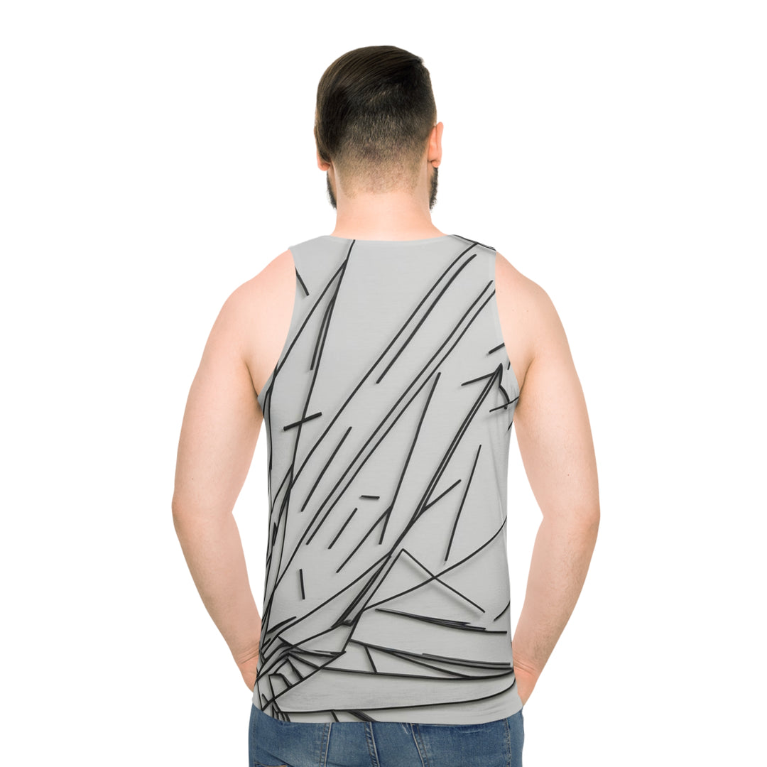 Modern Graphic Unisex Tank Top - Low SignalX Design