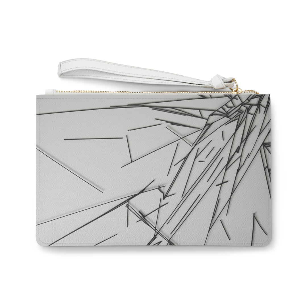 Abstract Geometric Clutch Bag - Modern Minimalist Design