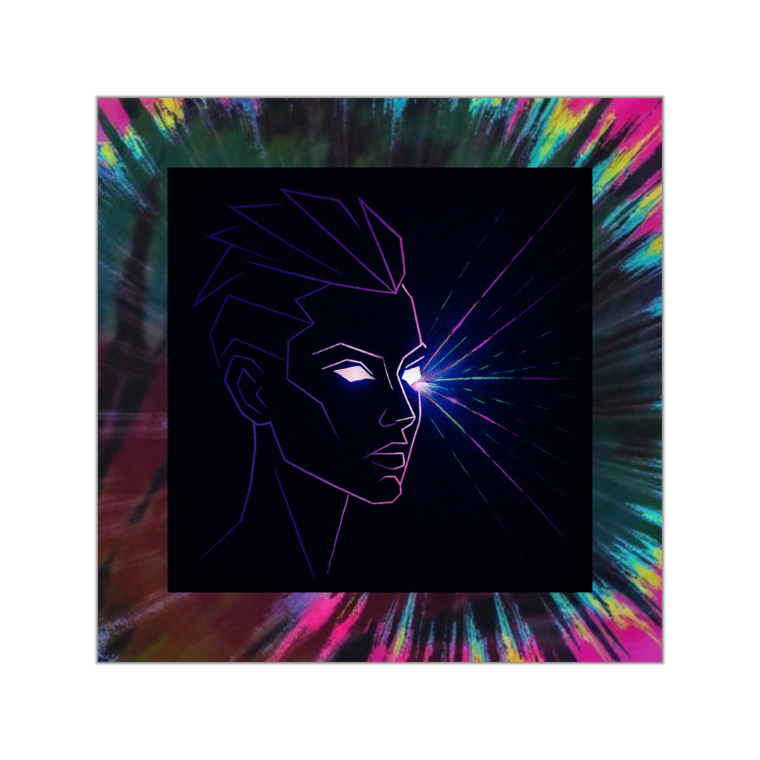 Low SignalX™ Signal Artifact — Neon Vision Sticker