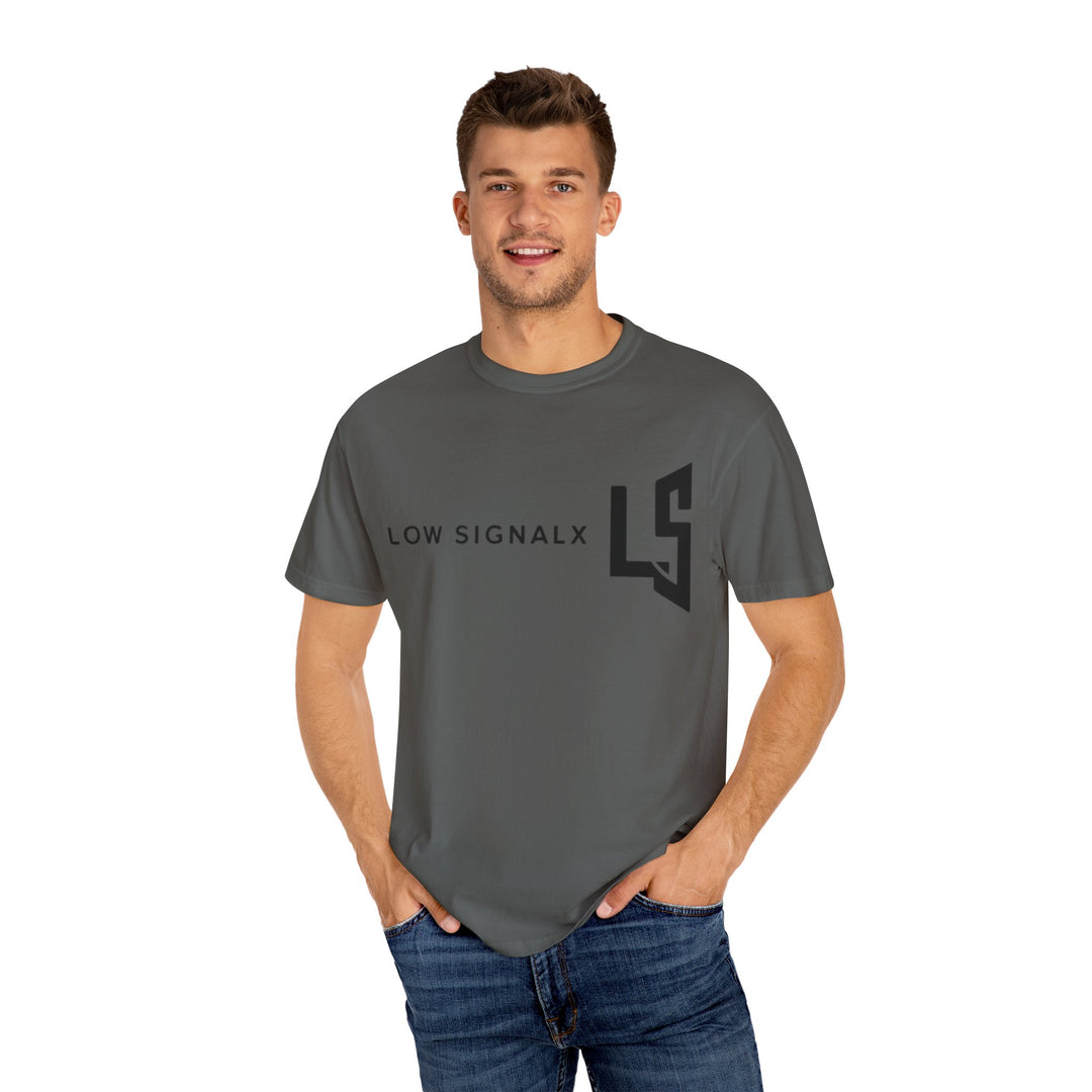 Trendy Unisex Garment-Dyed T-Shirt - LOW SIGNALX Graphic Tee