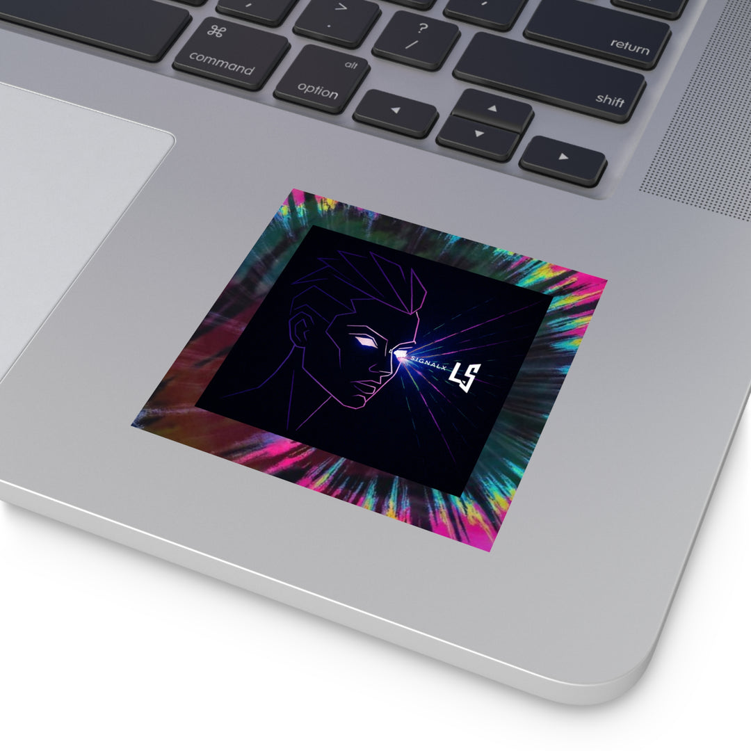 Low SignalX™ Signal Artifact — Neon Vision Sticker
