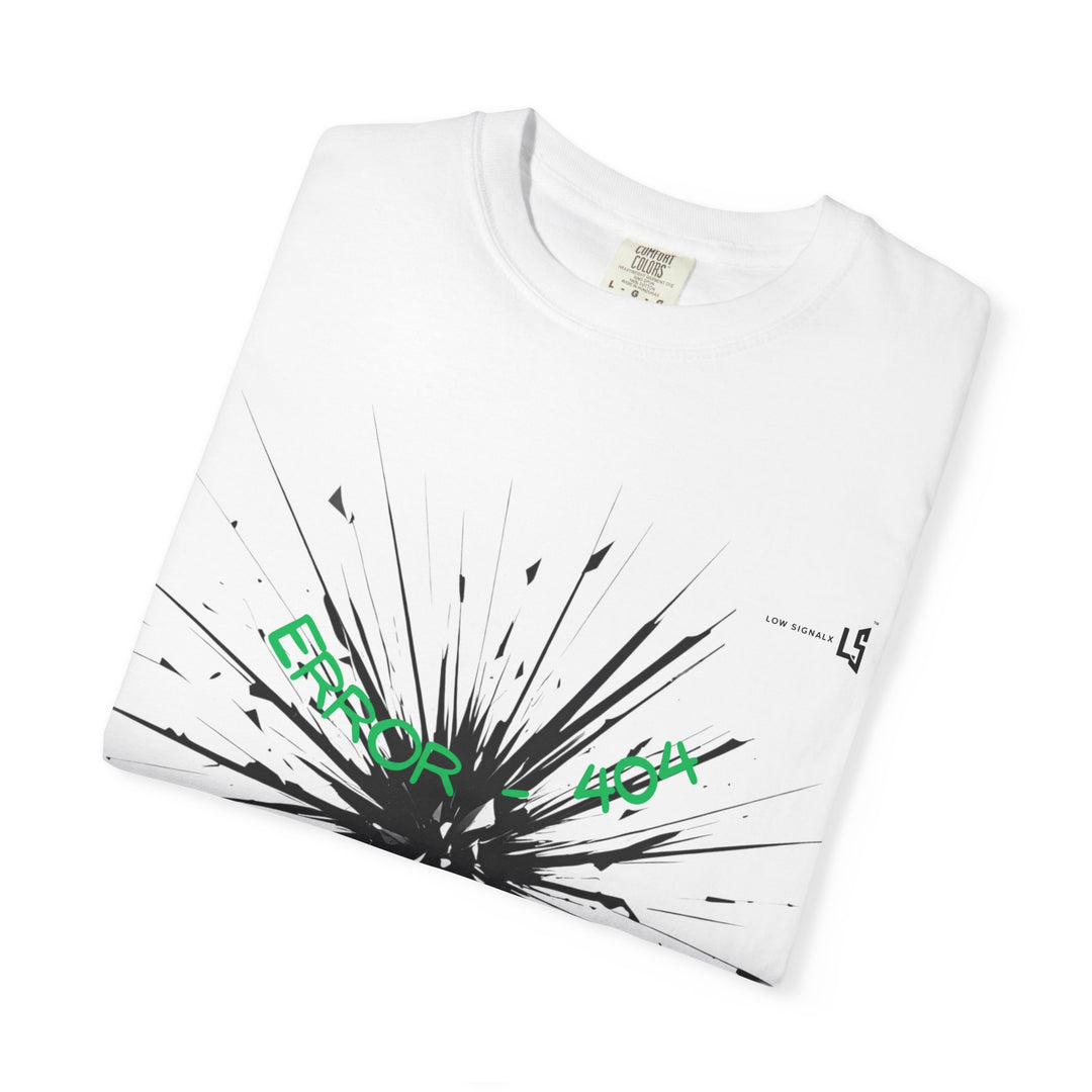 Edgy Graphic Tee: Error 404 Design, Streetwear T-Shirt, Casual Unisex Shirt, Gift for Him or Her, Trendy Summer Wear