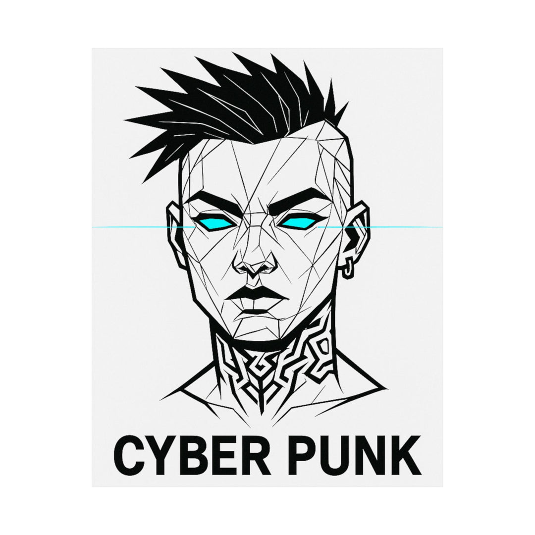 Cyberpunk Matte Vertical Posters, Futuristic Wall Art, Cool Room Decor, Unique Gifts, Cyberpunk Aesthetic, Home & Office Decor