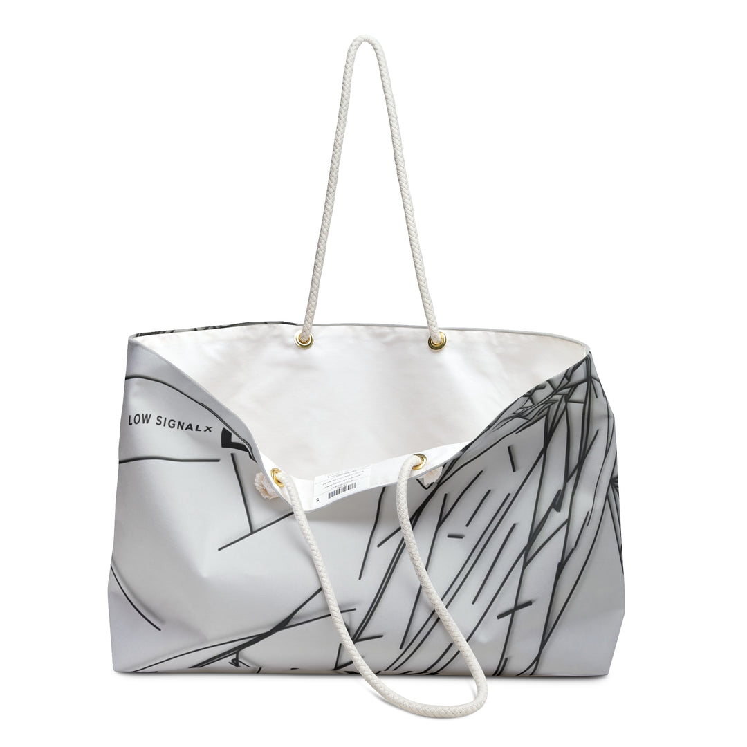 Abstract Geometric Weekender Bag | Stylish Travel Tote for Weekend Getaways