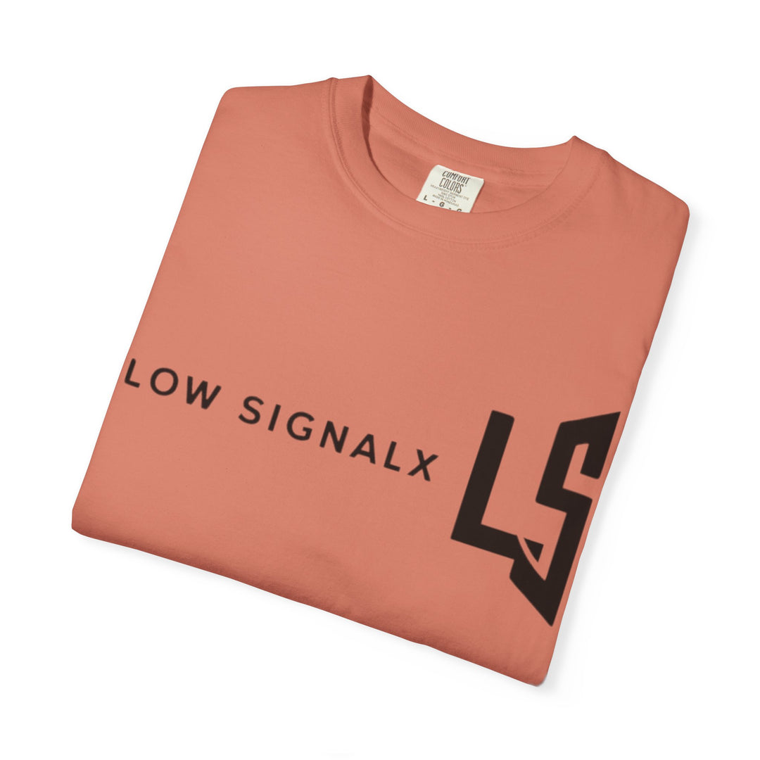 Trendy Unisex Garment-Dyed T-Shirt - LOW SIGNALX Graphic Tee
