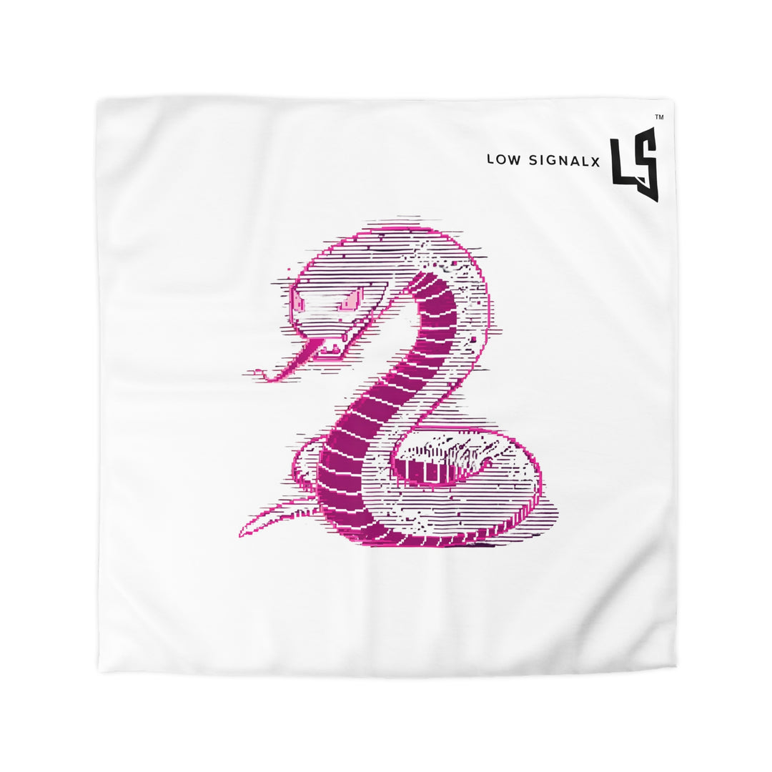 Stylish Microfiber Duvet Cover with Unique Pink Snake Design, Bedroom Decor, Gift for Home, Art Decor, Modern Bedroom