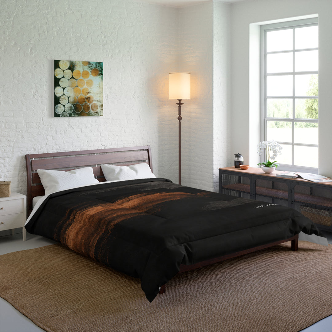 Low SignalX™ Copper Echo Comforter — Copper & Charcoal